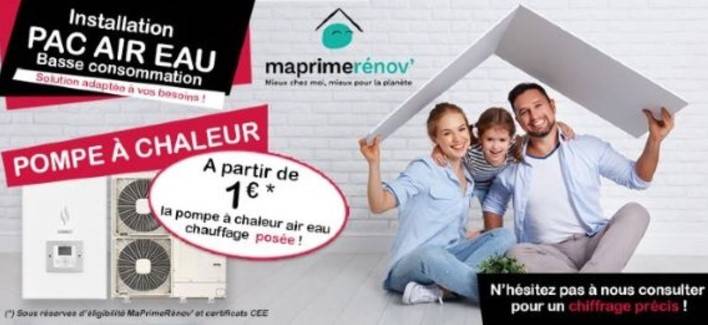 Dispositif Climthermik pompe à chaleur Ermont 95120